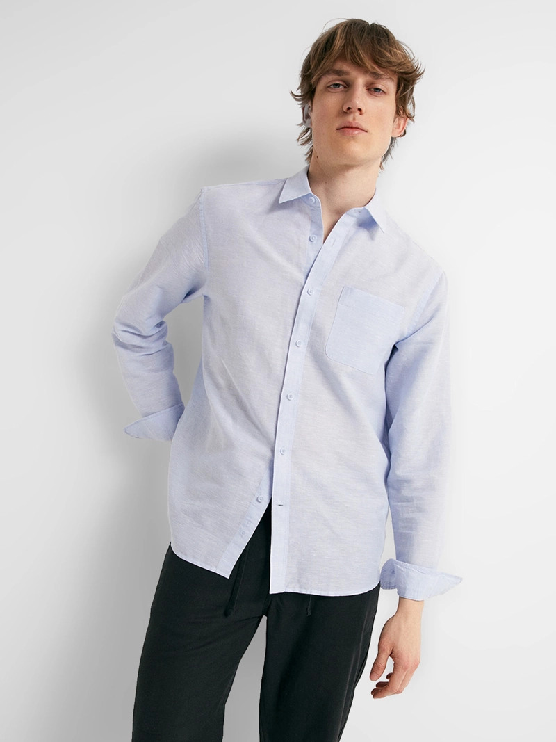 CAMISA MANGA LARGA HOMBRE SFERA - 1