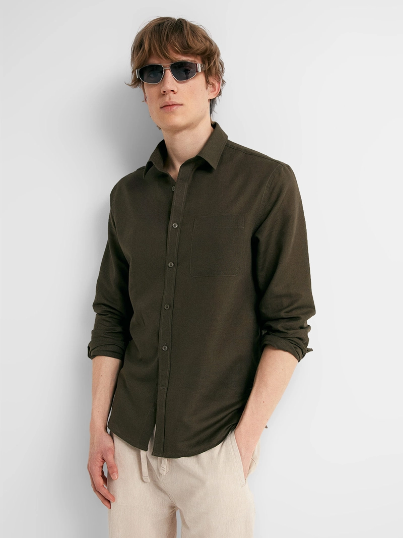 CAMISA MANGA LARGA HOMBRE SFERA - 1