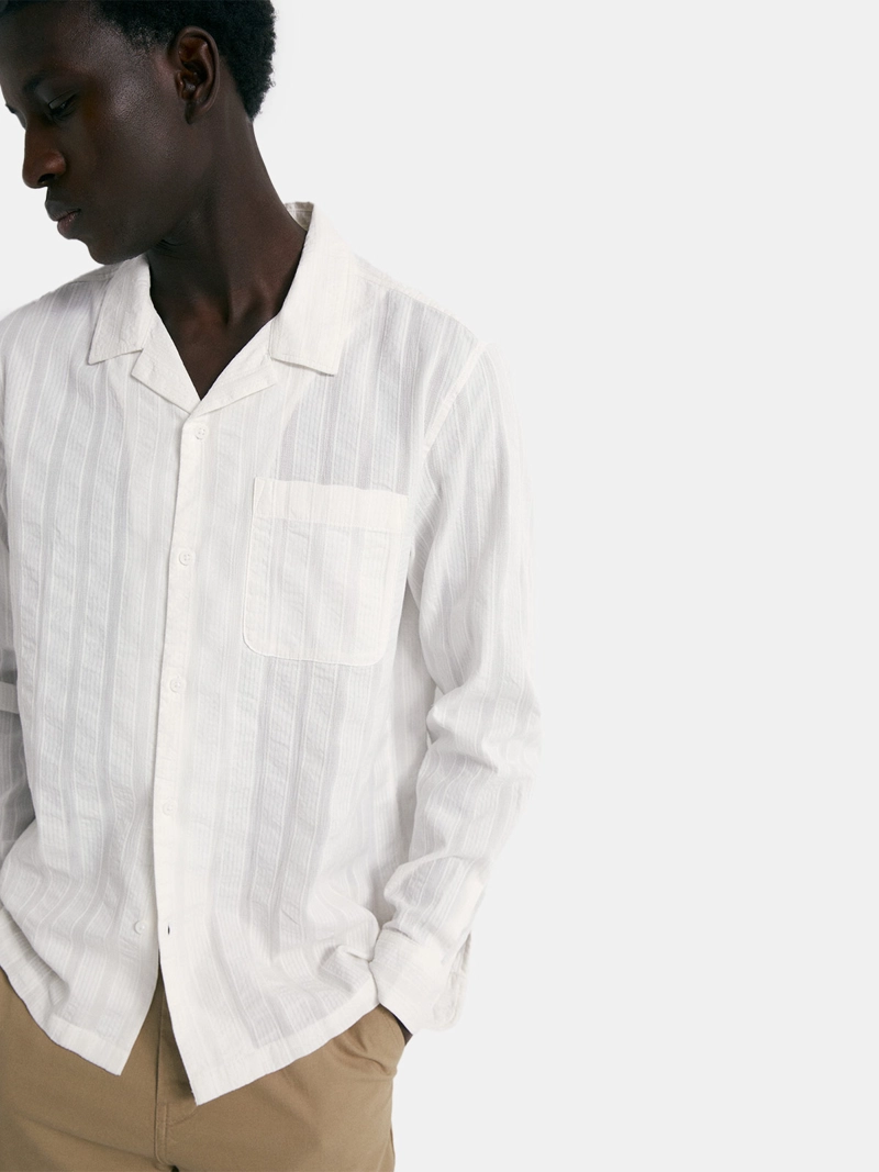 CAMISA HOMBRE SFERA ALGODÓN MANGA LARGA - 4