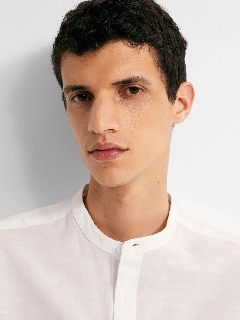 CAMISA MANGA LARGA HOMBRE SFERA LINO - 3