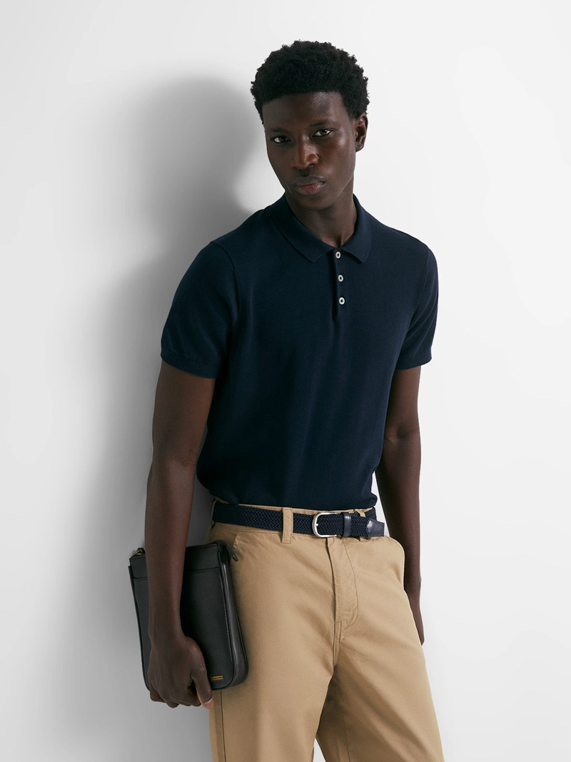 POLERA HOMBRE SFERA MANGA CORTA CUELLO POLO - 1