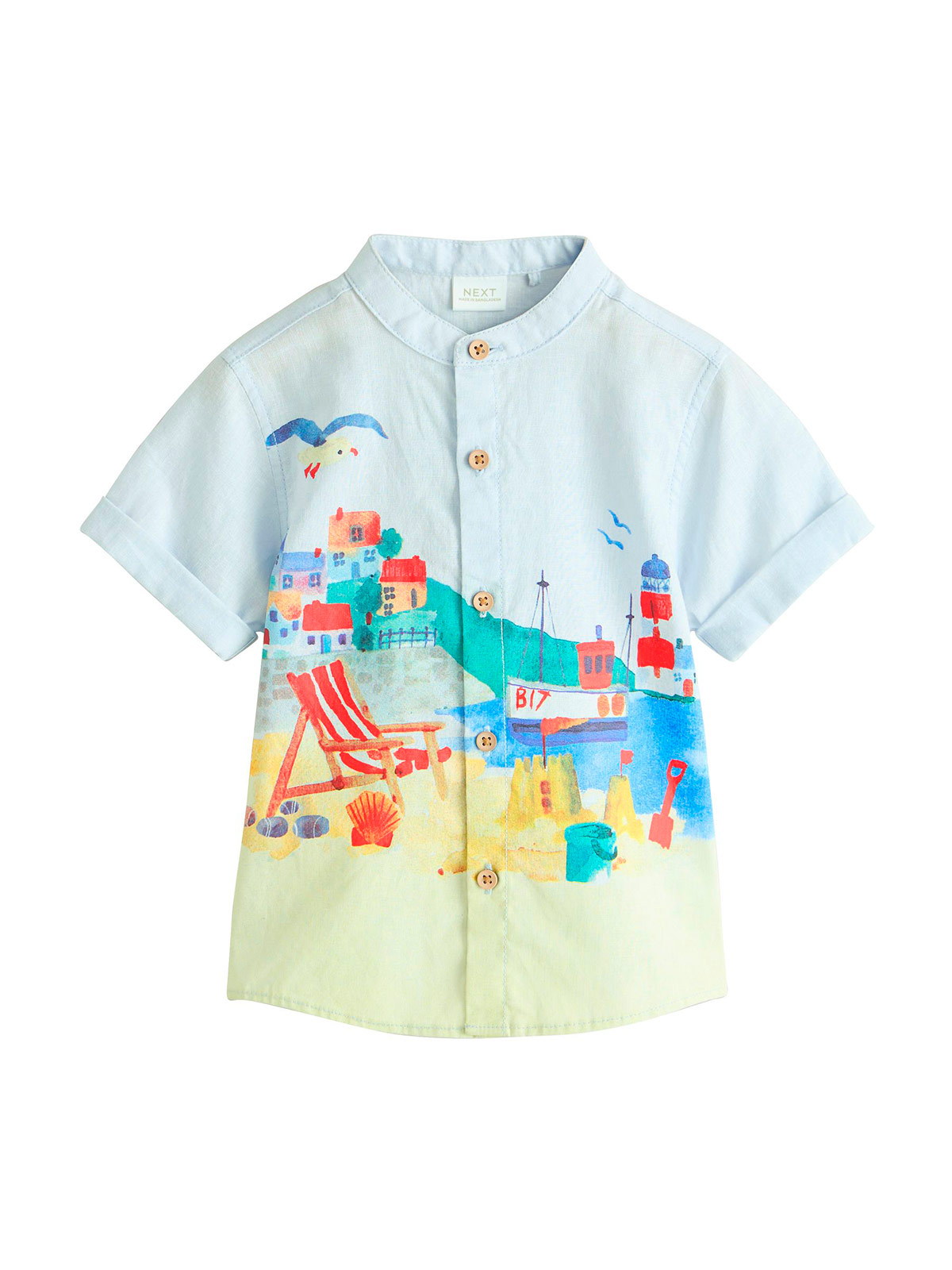 CAMISA NIÑO NEXT LINO  - 2