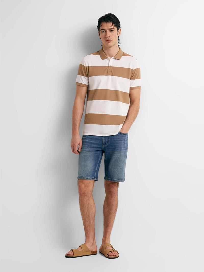 POLERA HOMBRE SFERA MANGA CORTA CUELLO PIQUE - 4