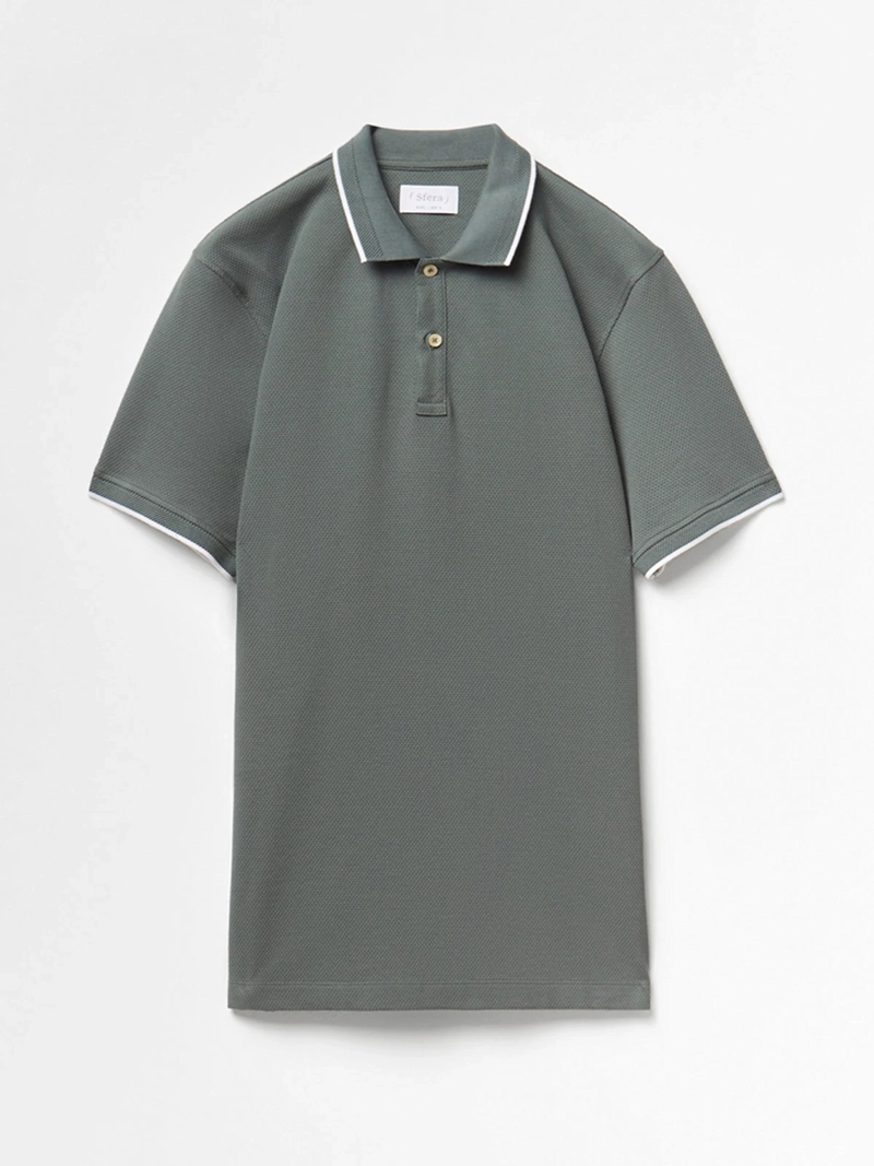 POLERA MANGA CORTA HOMBRE SFERA ALGODÓN - 4
