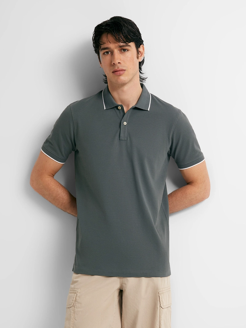 POLERA MANGA CORTA HOMBRE SFERA ALGODÓN - 1