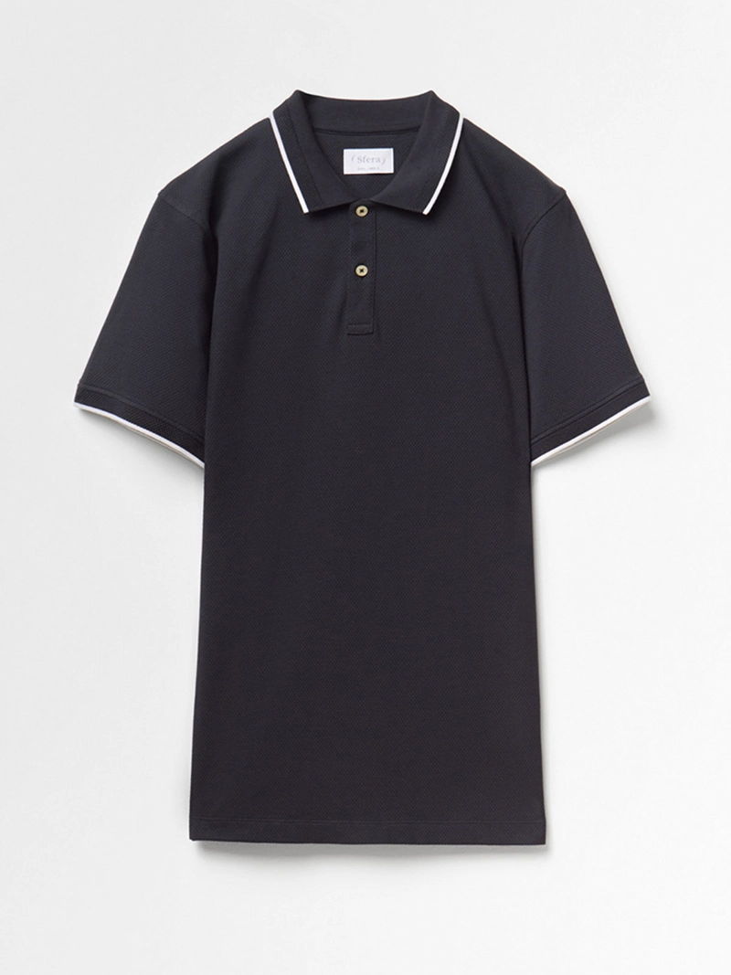 POLERA MANGA CORTA HOMBRE SFERA ALGODÓN - 5