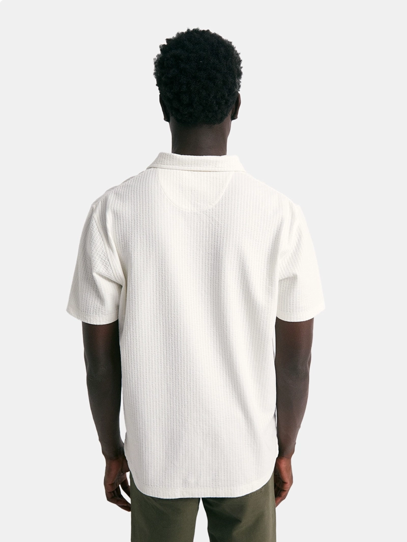 POLERA HOMBRE SFERA MANGA CORTA TEJIDO SEERSUCKER - 2