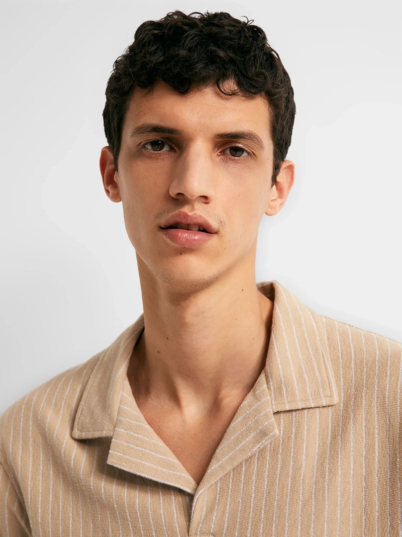 POLERA HOMBRE SFERA ALGODÓN MANGA CORTA RAYAS - 3