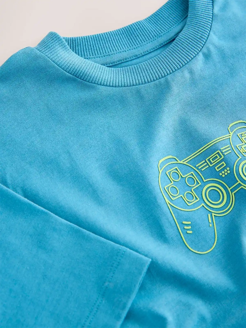 POLERA NIÑO NEXT MANGA CORTA ALGODÓN GAME - 3