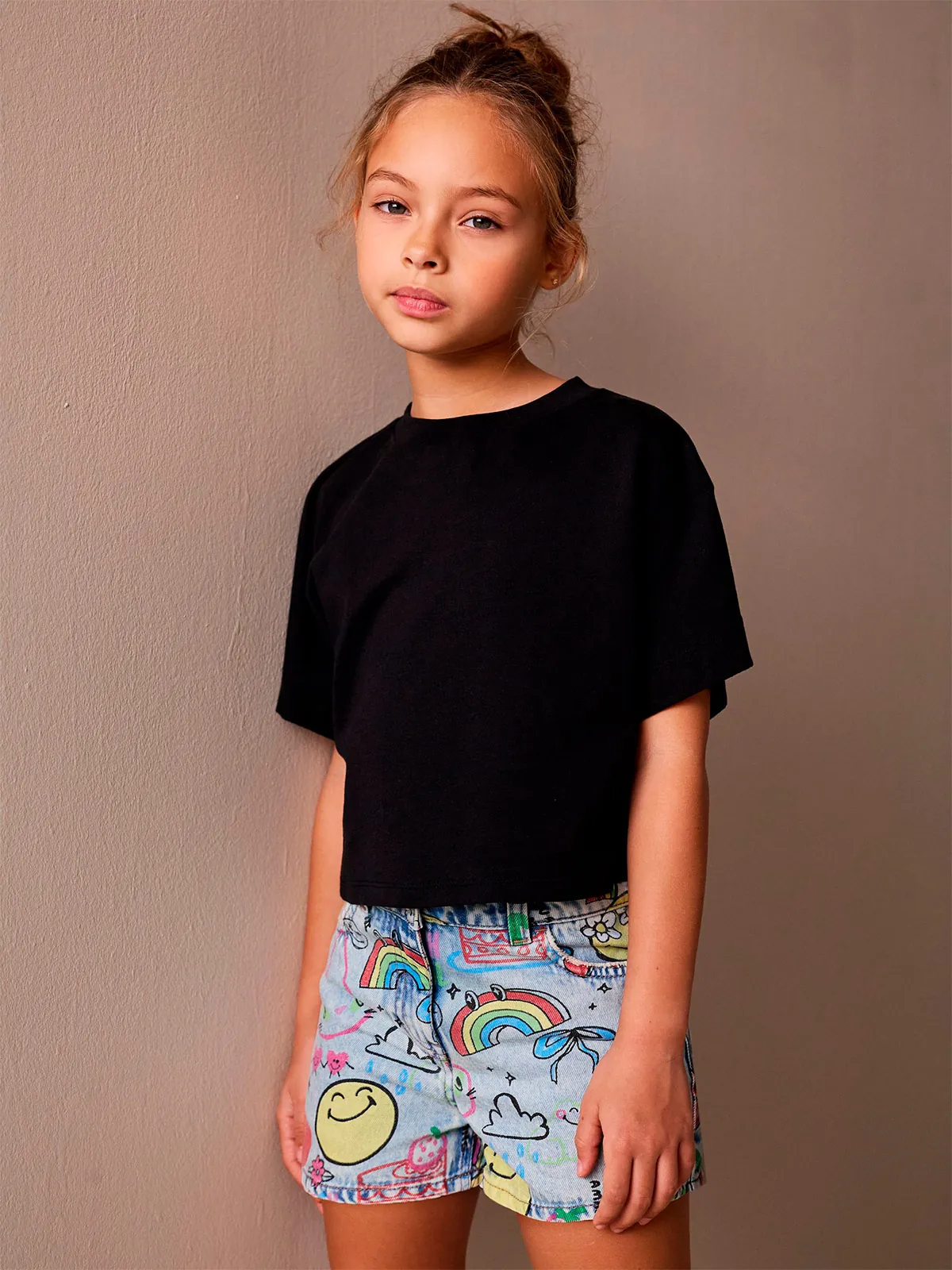 SHORT NIÑA NEXT ALGODÓN  - 1