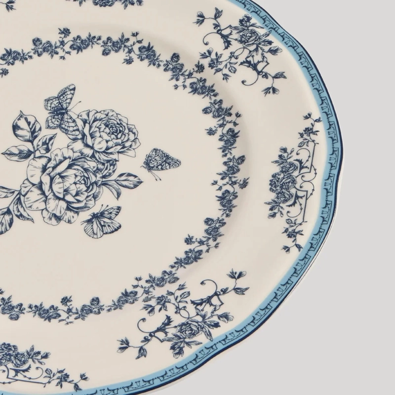 PLATO FONDO RIPLEY HOME CLASSIC COLLECTION FLORES AZUL - 3
