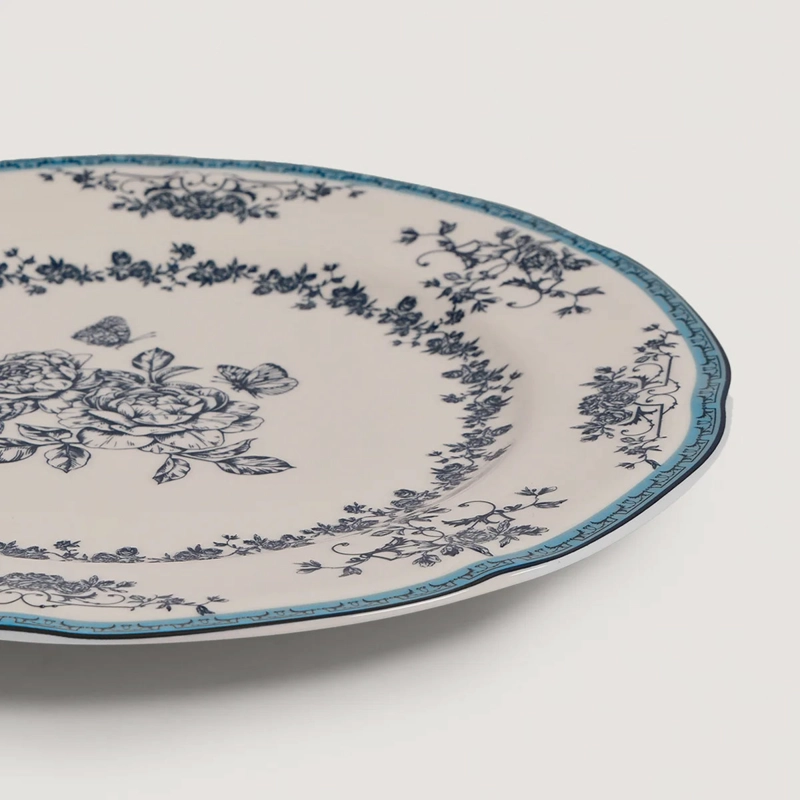 PLATO FONDO RIPLEY HOME CLASSIC COLLECTION FLORES AZUL - 4