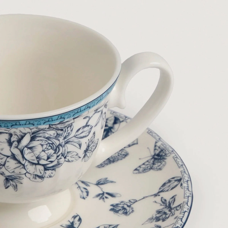 TAZA RIPLEY HOME CLASSIC COLLECTION FLORES C/PLATO - 3