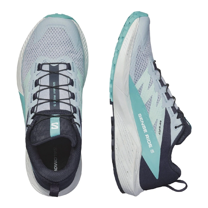 ZAPATILLAS MUJER SALOMON OUTDOOR CELESTE SENSE RIDE 5 - 4