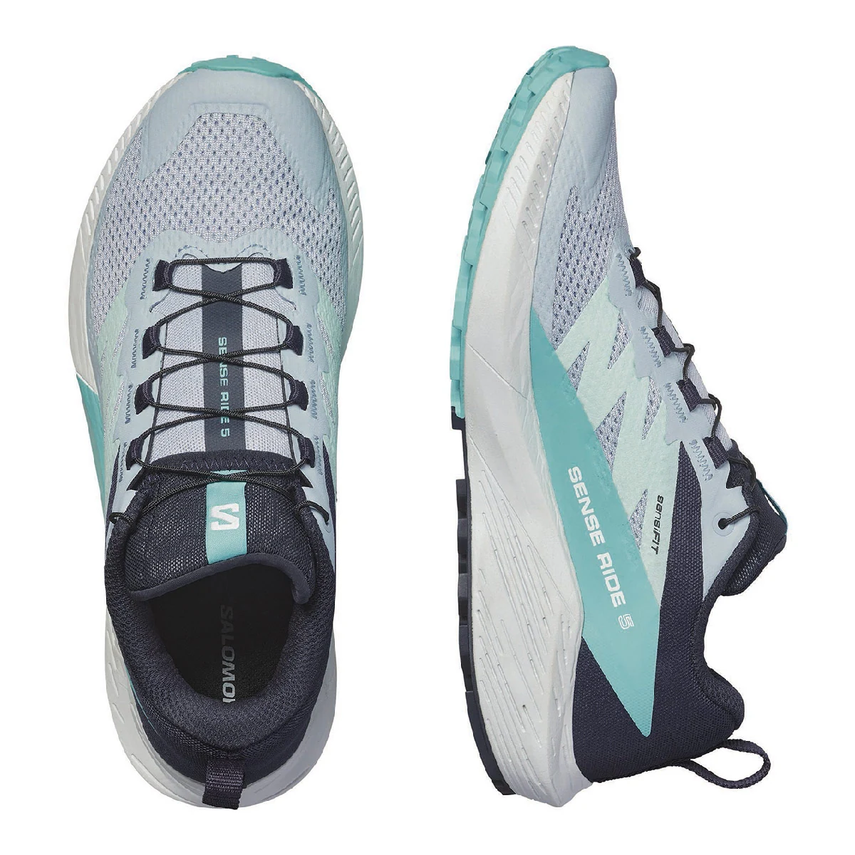 ZAPATILLAS MUJER SALOMON OUTDOOR CELESTE SENSE RIDE 5 - 4