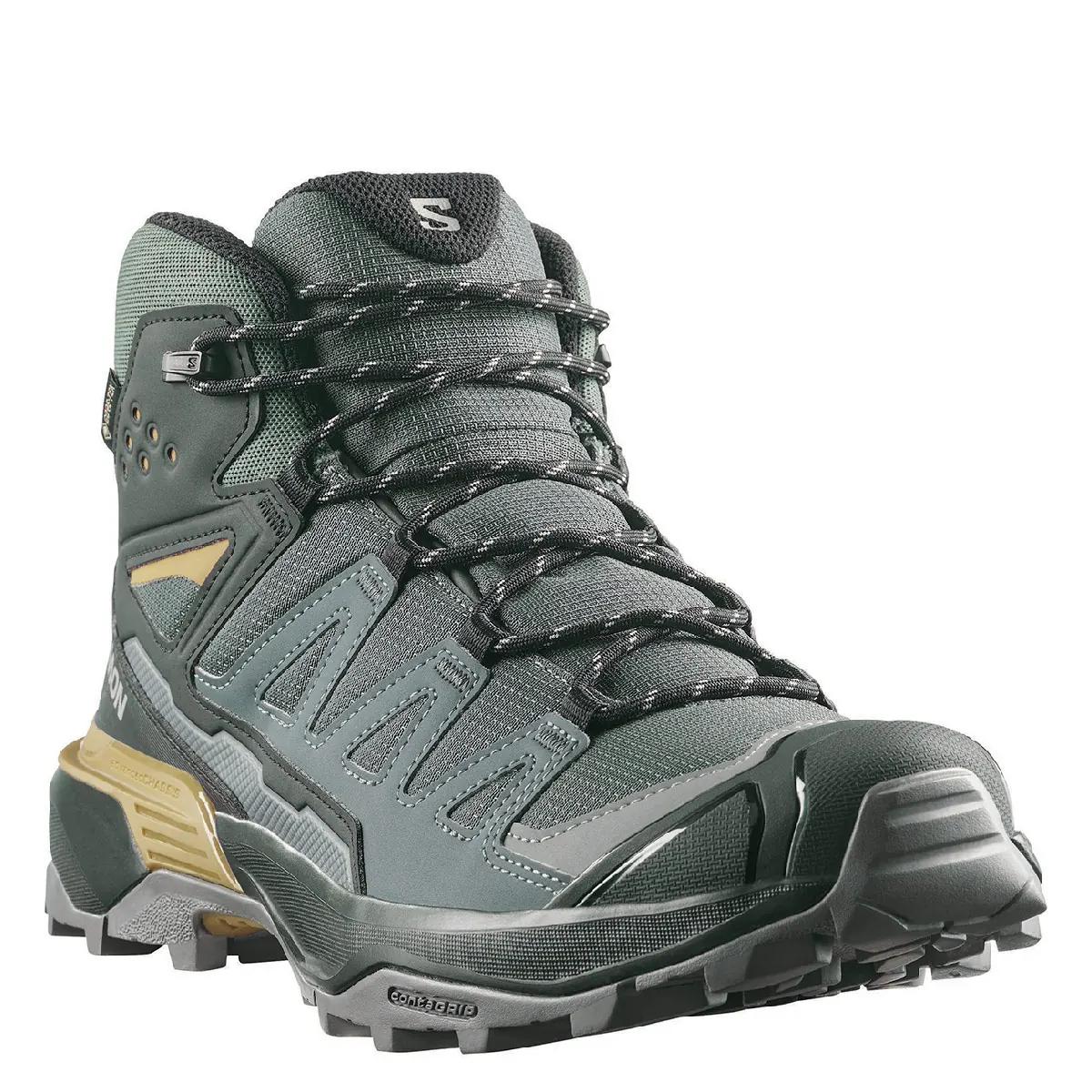 ZAPATILLAS HOMBRE SALOMON OUTDOOR VERDE X ULTRA 360 MID GTX - 3