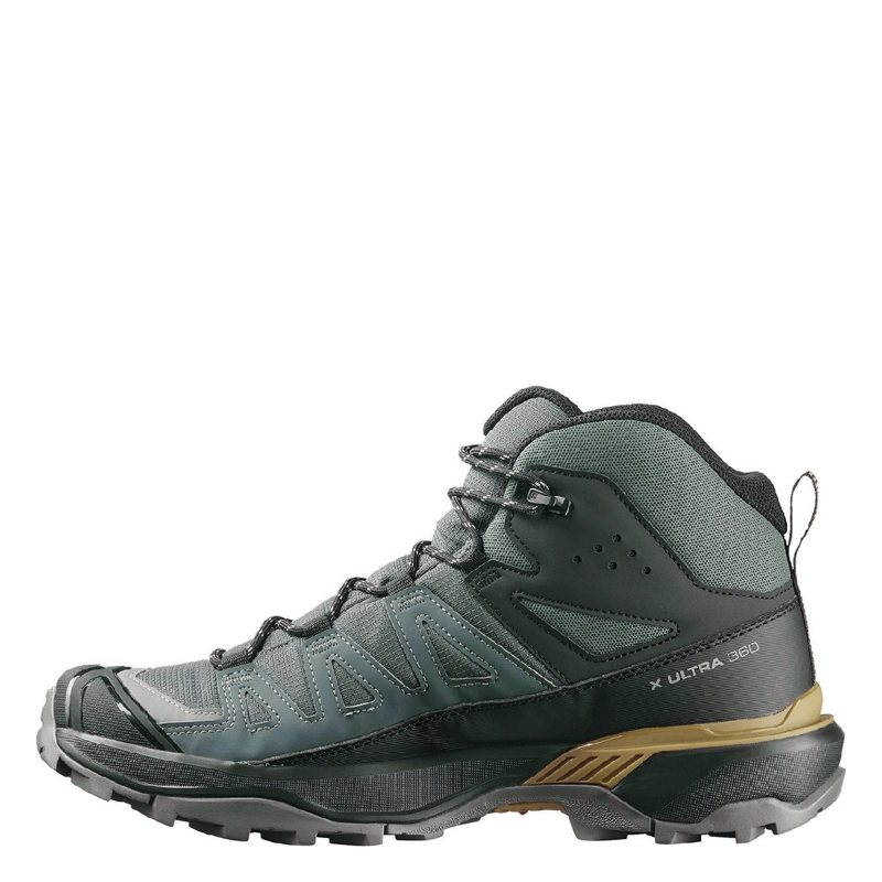 ZAPATILLAS HOMBRE SALOMON OUTDOOR VERDE X ULTRA 360 MID GTX - 2