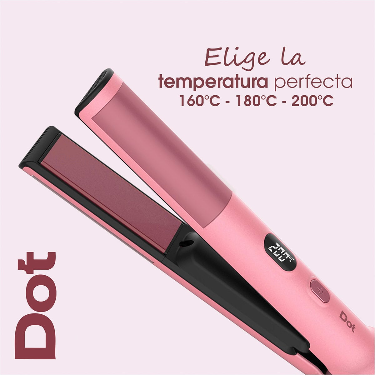 ALISADORA DE PELO DOT DT-011 RECARGABLE 2 EN 1 - 6
