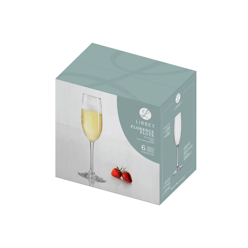 SET 6 COPAS ESPUMANTE LIBBEY FLORENCE 236 ML - 3
