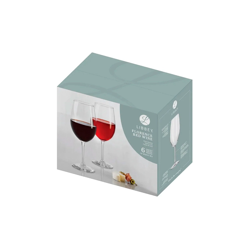 SET 6 COPAS VINO TINTO LIBBEY FLORENCE 532 ML - 3