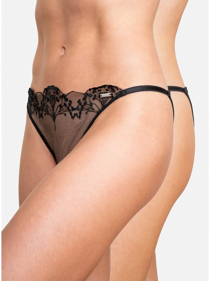 CALZÓN CHIC FRANCE PACK X2 BIKINI TUL BORDADO - 1