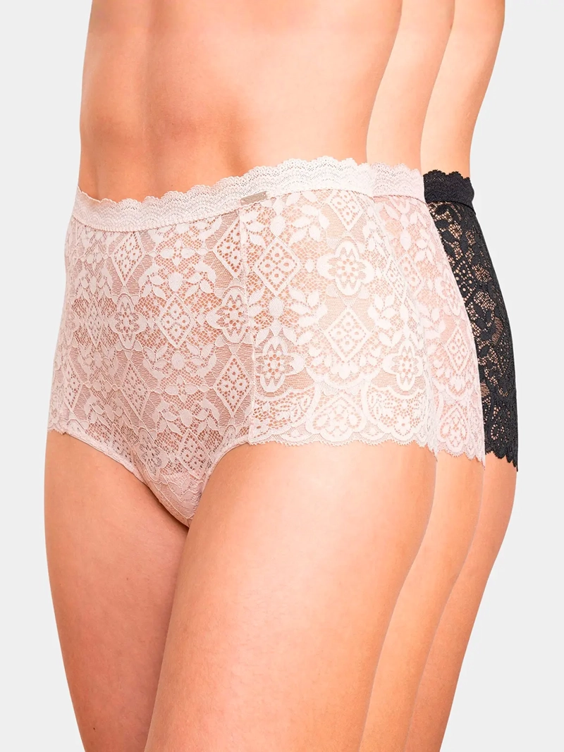 CALZÓN CHIC FRANCE PACK X3 ENCAJE HIKINI