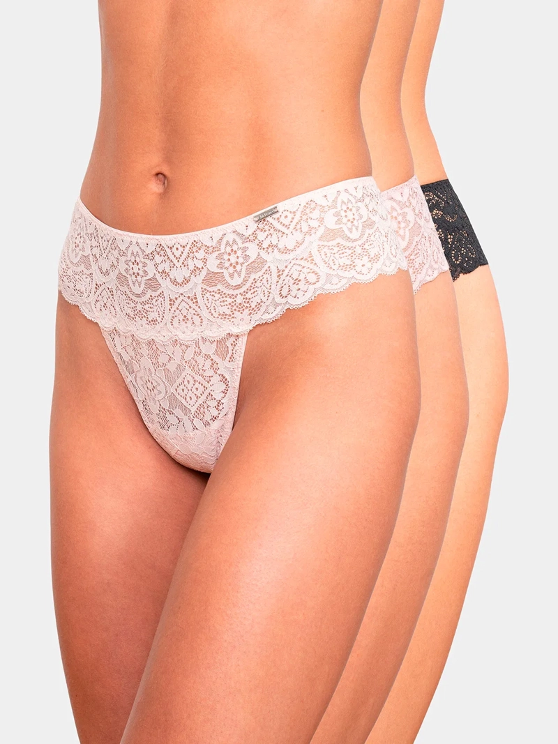 CALZÓN CHIC FRANCE PACK X3 ENCAJE CULOTTE  - 1