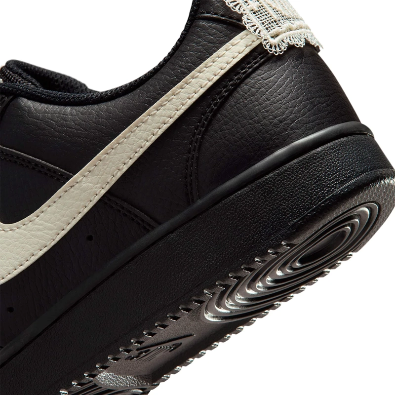 ZAPATILLAS MUJER NIKE CASUALES NEGRO NIKE COURT VISION LO PRM - 7