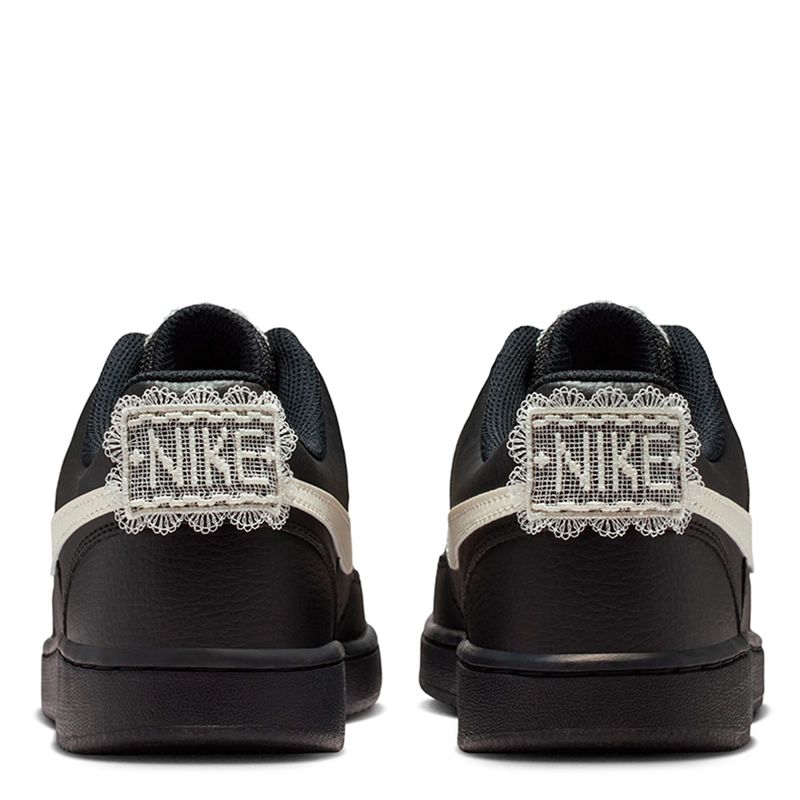ZAPATILLAS MUJER NIKE CASUALES NEGRO NIKE COURT VISION LO PRM - 5