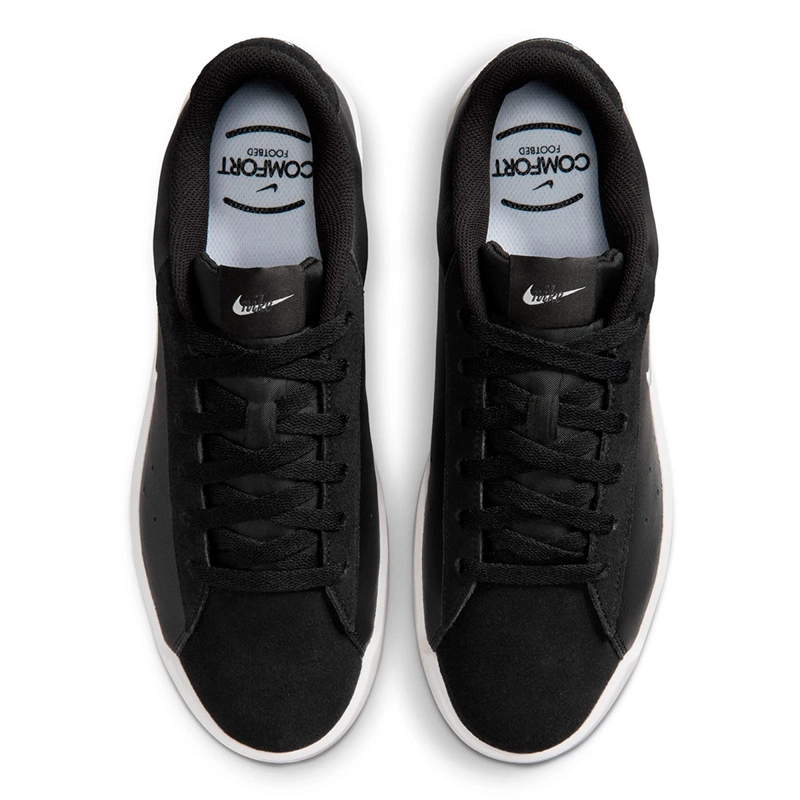 ZAPATILLAS MUJER NIKE CASUALES NEGRO NIKE COURT HERITAGE MS - 4