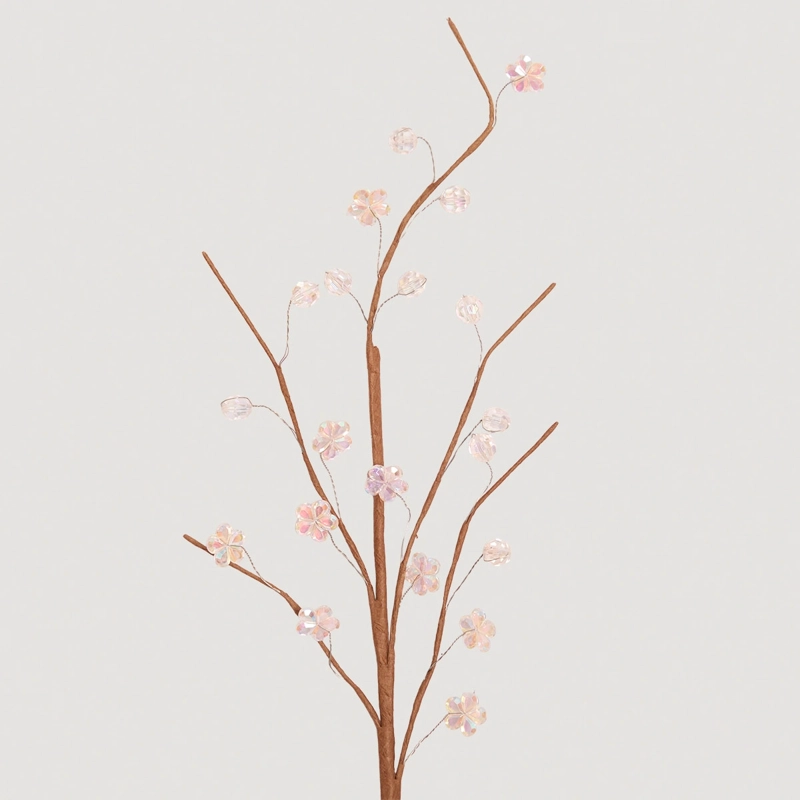 ADORNO NAVIDEÑO RIPLEY HOME NORDIC XMAS RAMA FLOWER ICE - 3
