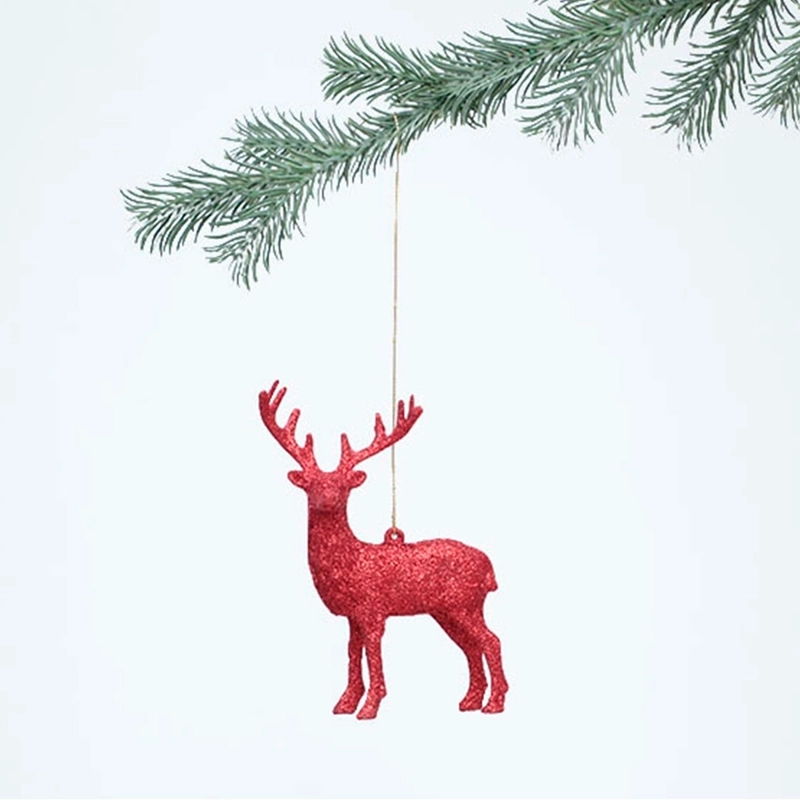 ADORNO NAVIDEÑO RIPLEY HOME RENO X2 ROJO - 2