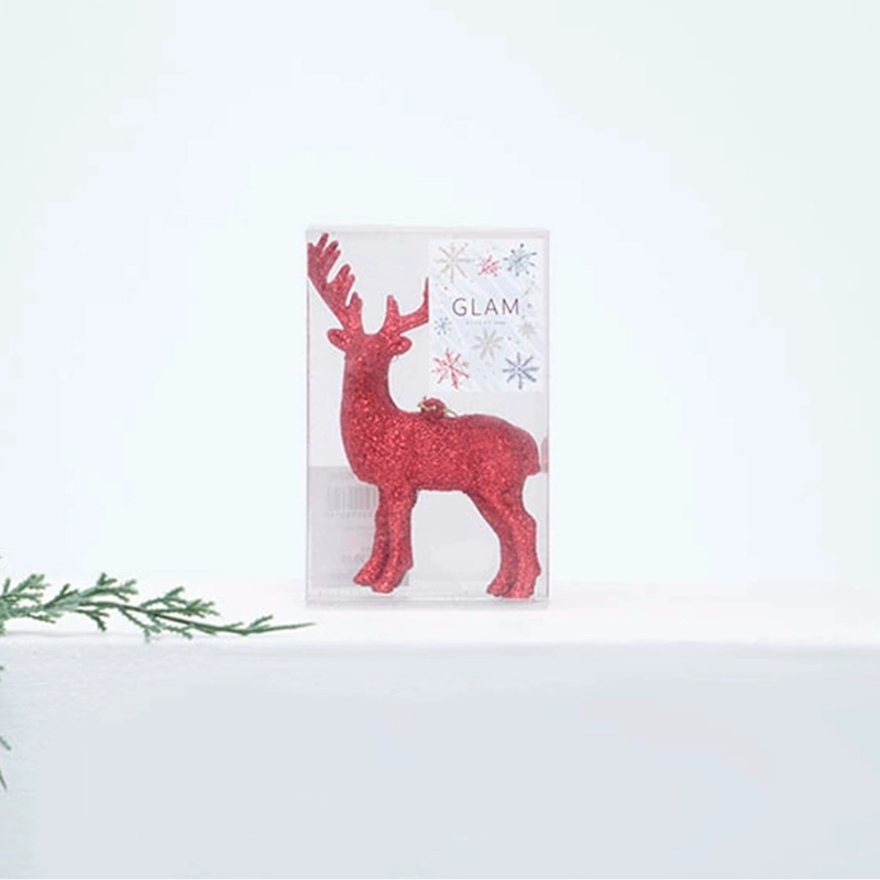 ADORNO NAVIDEÑO RIPLEY HOME RENO X2 ROJO - 3