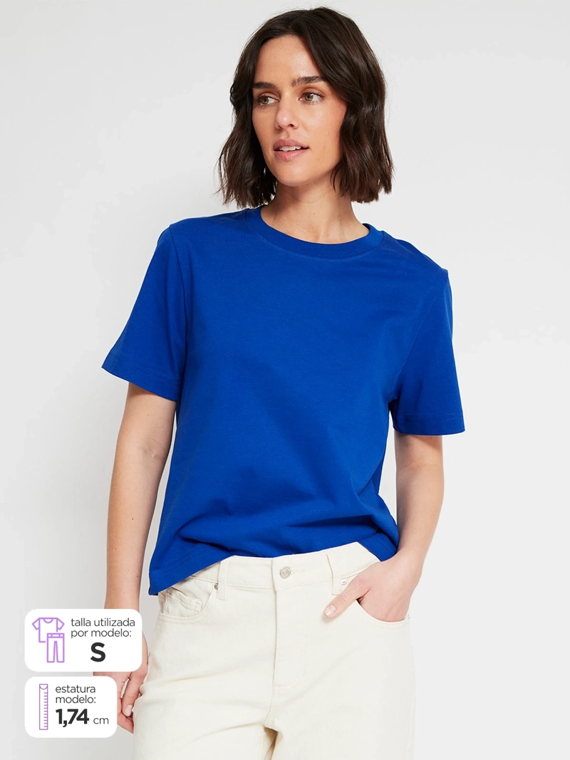POLERA MUJER MARQUIS ALGODÓN MANGA CORTA - 1