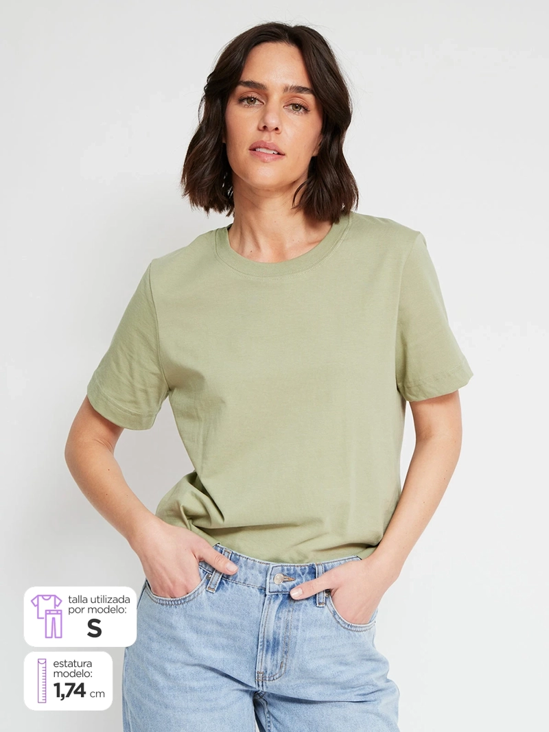 POLERA MUJER MARQUIS ALGODÓN MANGA CORTA - 1