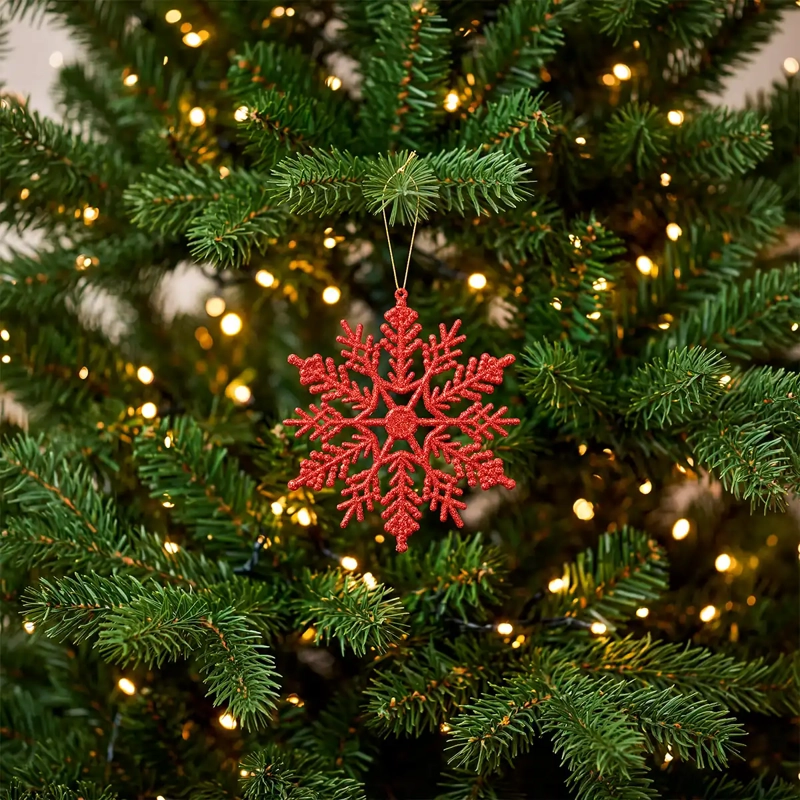ADORNO NAVIDEÑO RIPLEY HOME COPO X5 ROJO - 1