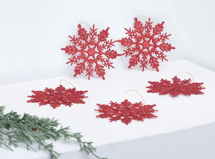 ADORNO NAVIDEÑO RIPLEY HOME COPO X5 ROJO - 2