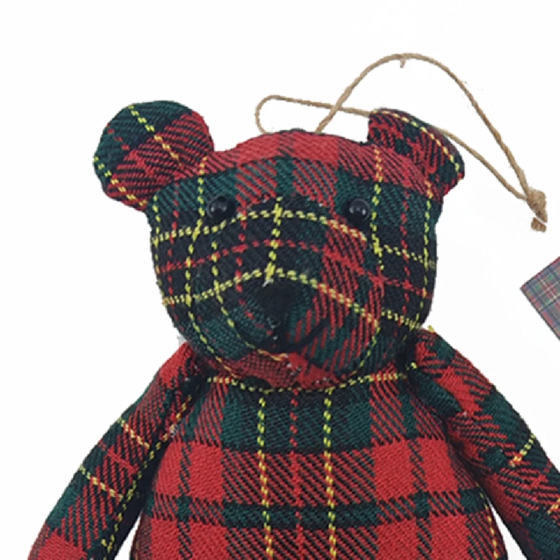 ADORNO NAVIDEÑO RIPLEY HOME TEDDY OSO ESCOCES - 3