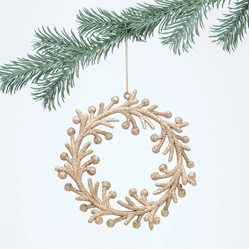 ADORNO NAVIDEÑO RIPLEY HOME CORONA X2 DORADO - 2