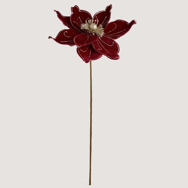 ADORNO NAVIDEÑO RIPLEY HOME WINE ROSE POINTSETIA  - 2