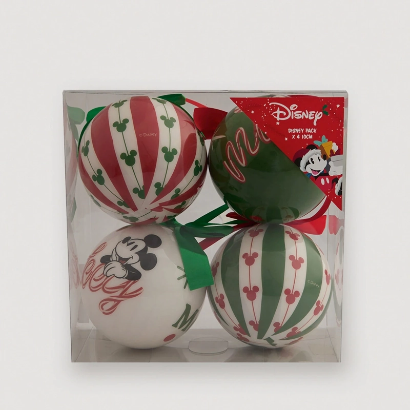ADORNO NAVIDEÑO DISNEY PACK X4 10 CM - 5