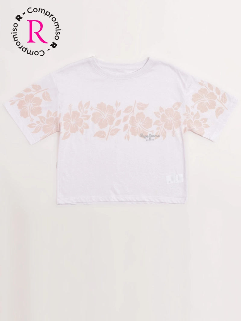 POLERA NIÑA PEPE JEANS ALGODÓN MANGA CORTA - 1