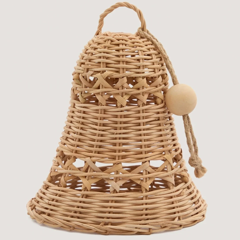 ADORNO NAVIDEÑO RIPLEY HOME NORDIC XMAS CAMPANA 26 CM - 2