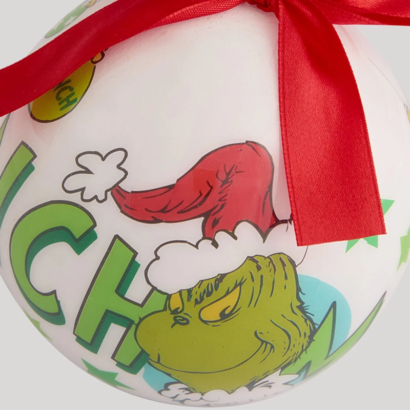 ADORNO NAVIDEÑO GRINCH PAPER 10 CM BLANCO - 3