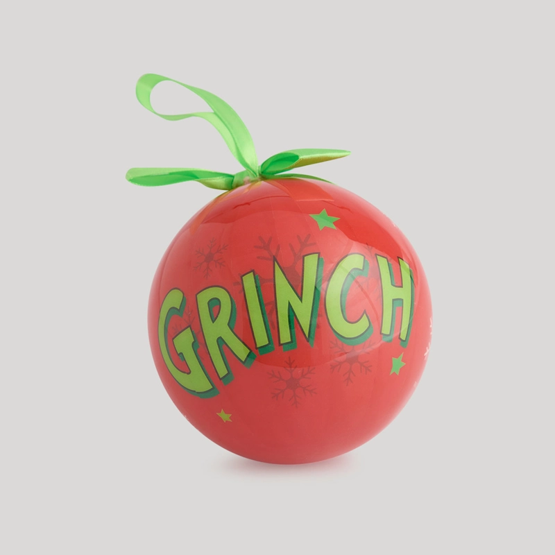 ADORNO NAVIDEÑO GRINCH PAPER 10 CM ROJO - 2