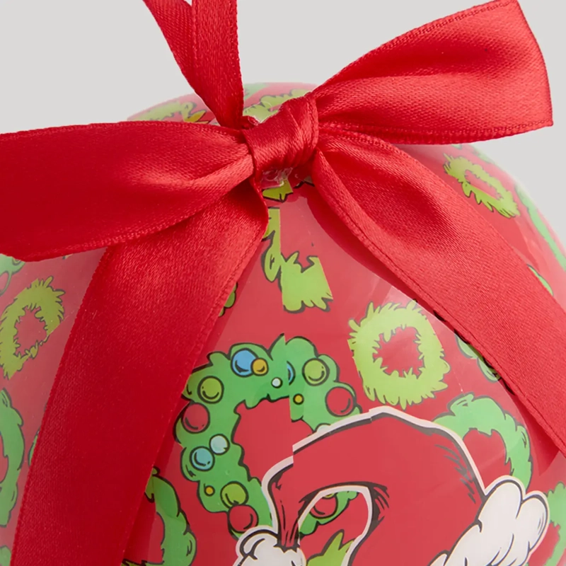 ADORNO NAVIDEÑO GRINCH PAPER 10 CM ROJO DISEÑO - 3