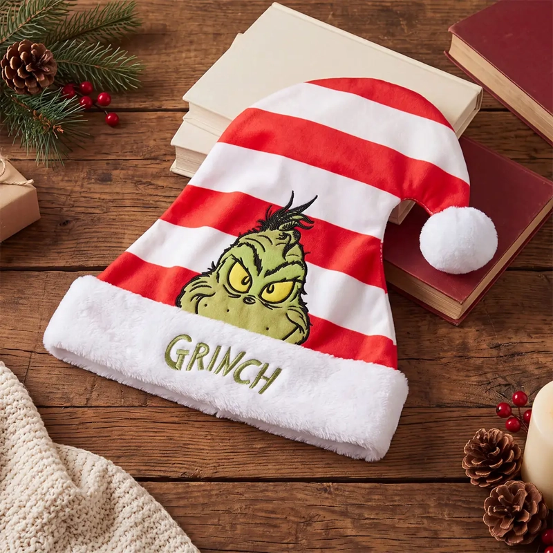 ADORNO NAVIDEÑO GRINCH GORRO  - 1