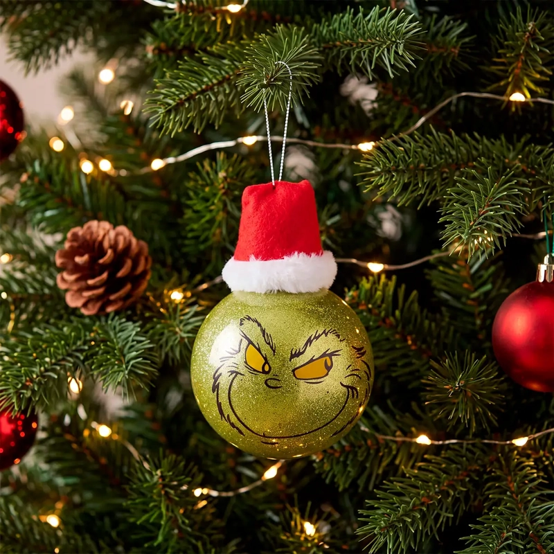 ADORNO NAVIDEÑO GRINCH CARA GORRO - 1
