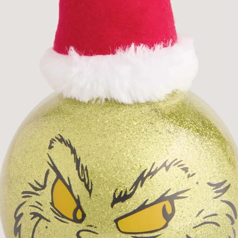 ADORNO NAVIDEÑO GRINCH CARA GORRO - 4