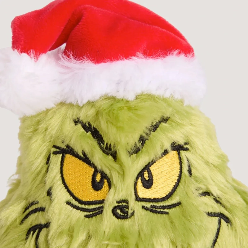 ADORNO NAVIDEÑO GRINCH CARA PLUSH 12 CM - 3